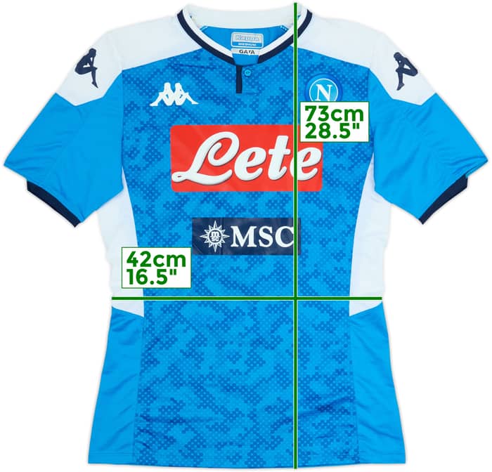 2019-20 Napoli Home Shirt - 8/10 - (M)