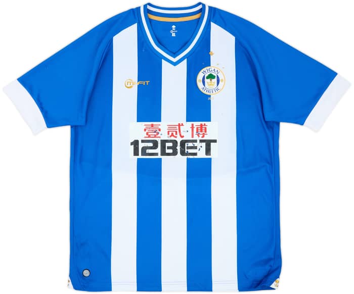 2013-14 Wigan Home Shirt Holt #9 - 4/10 - (XL)