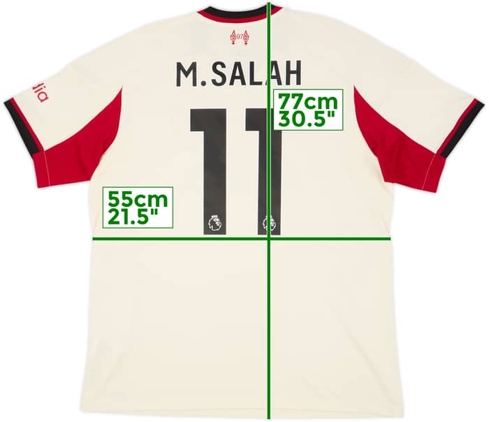 2025-26 Liverpool Away Shirt M.Salah #11 - 10/10 - (XL)