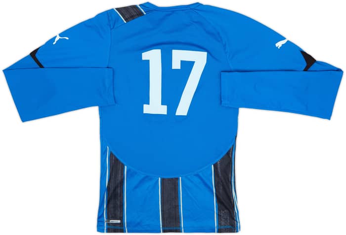 2010-11 Club Brugge Youth Match Issue Home L/S Shirt #17 - 7/10 - (M)