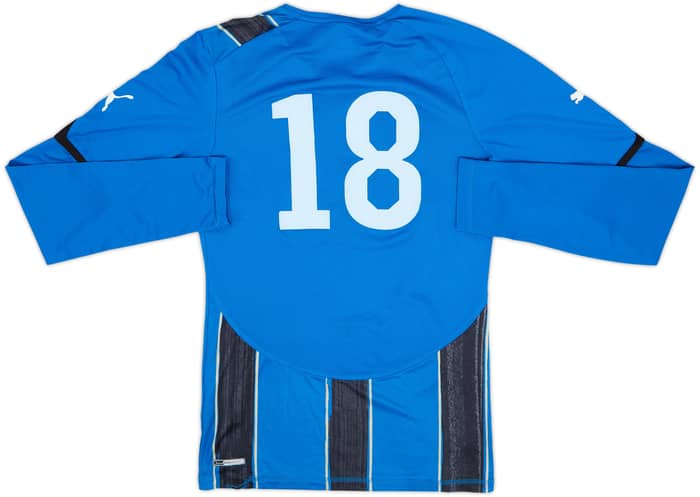 2010-11 Club Brugge Youth Match Issue Home L/S Shirt #18 - 6/10 - (M)