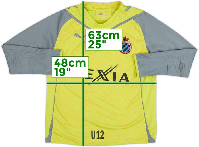 2009-10 Club Brugge Youth Match Issue GK Shirt #13