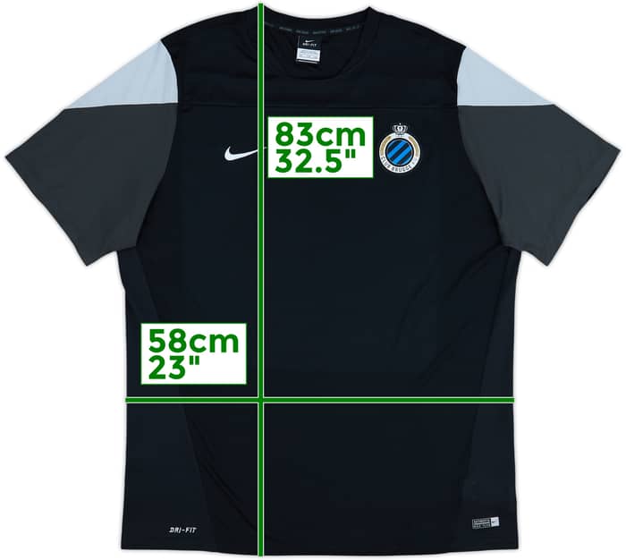2014-15 Club Brugge Nike Training Shirt - 9/10 - (XXL)