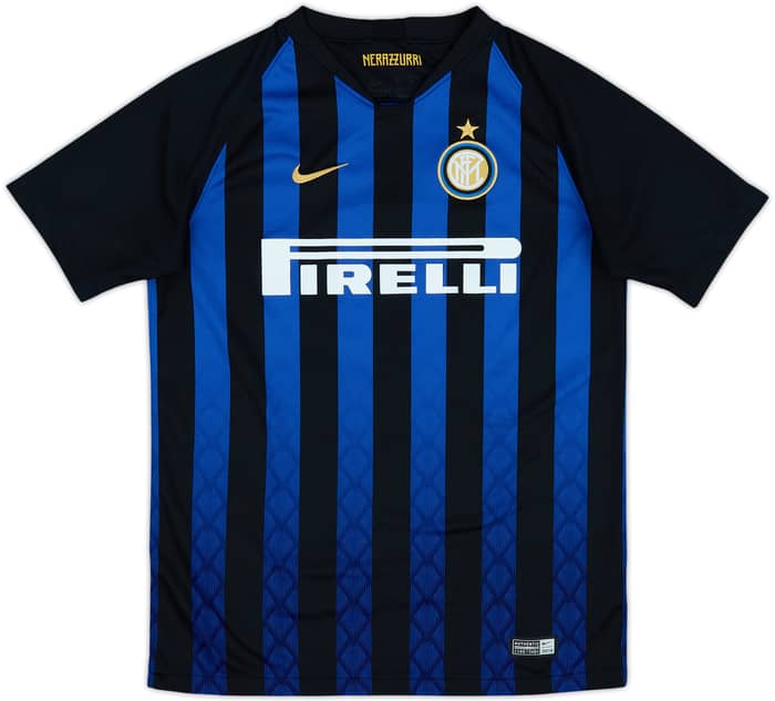 2018-19 Inter Milan Home Shirt Icardi #9 - 8/10 - (XL.Boys)