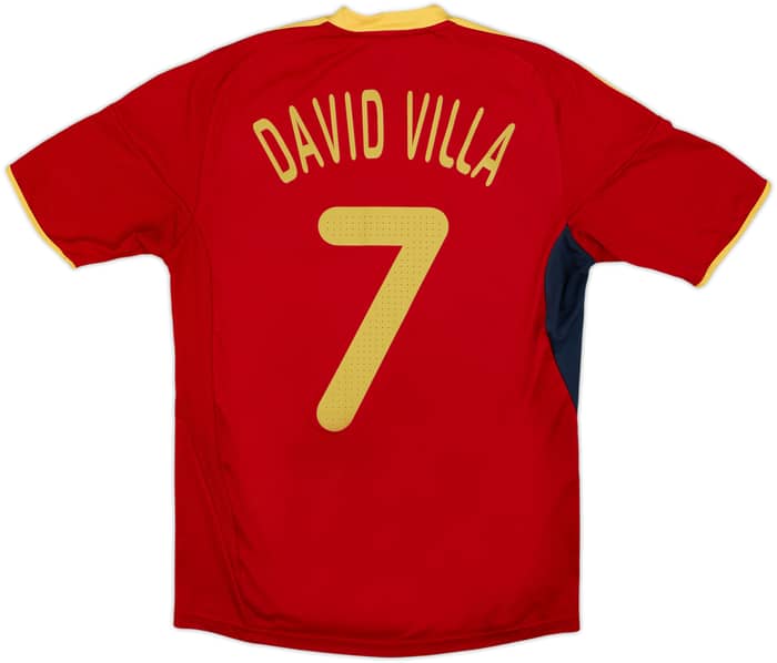 2009 Spain Home Shirt David Villa #7 - 8/10 - (S)