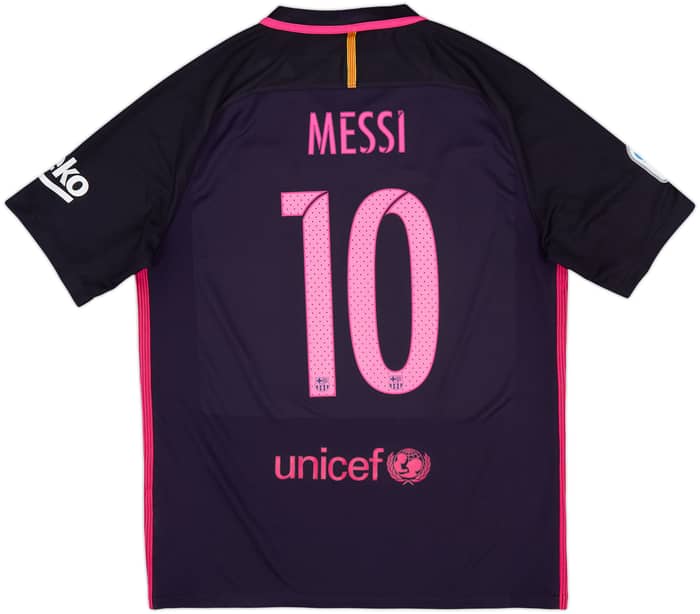 2016-17 Barcelona Away Shirt Messi #10 - 8/10 - (L)