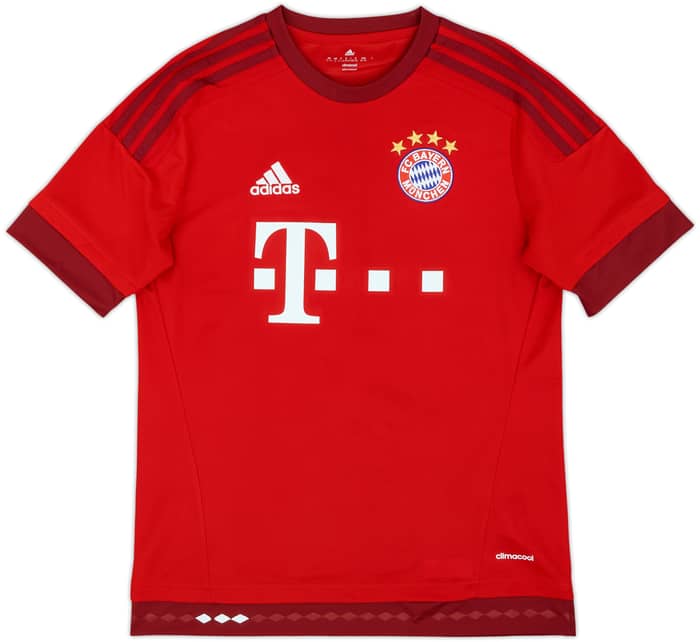 2015-16 Bayern Munich Home Shirt Ribery #7 - 8/10 - (XL.Boys)