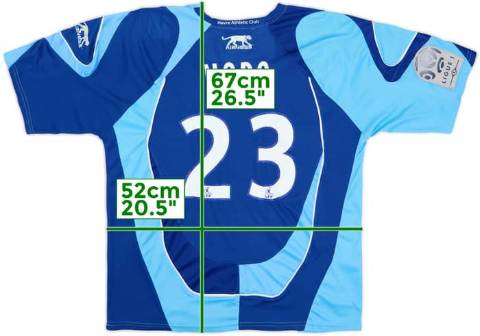Camiseta de local del Le Havre 2008-09 Noro #23 - 5/10 - (M)