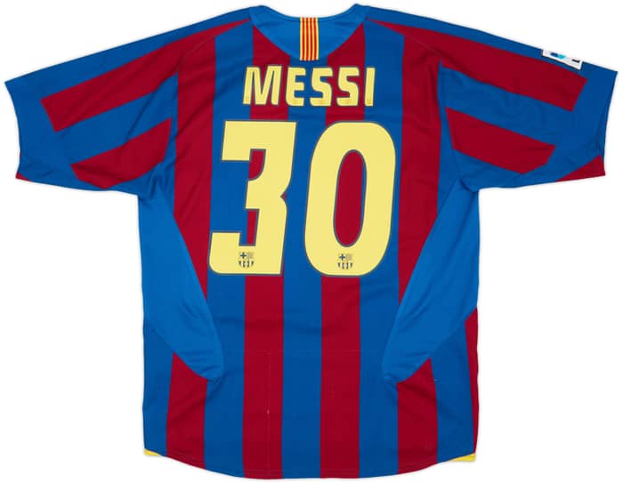 2005-06 Barcelona Home Shirt Messi #30 - 8/10 - (M)
