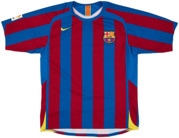2005-06 Barcelona Home Shirt Messi #30 - 8/10 - (M)