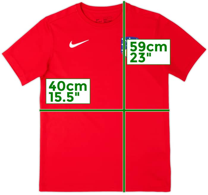 2020-21 Atletico Madrid Nike Training Shirt - 8/10 - (L.Boys)