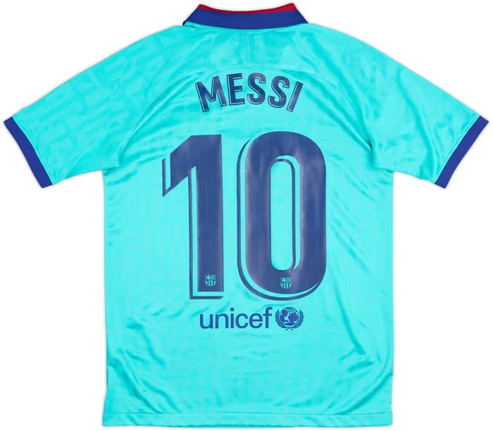 2019-20 Barcelona Third CL Shirt Messi #10 - 8/10 - (14-15 Years)