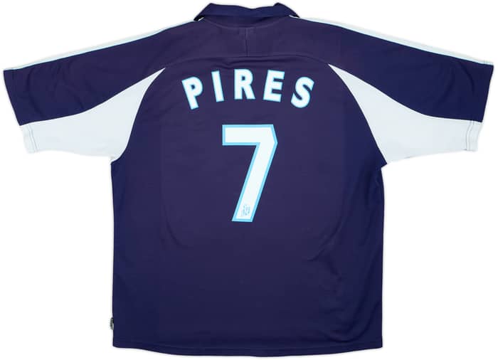 1999-00 Olympique Marseille Camiseta Visitante Pires #7 - 5/10 - (XL)