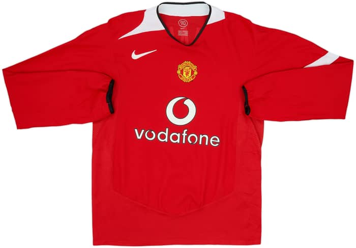 2004-06 Manchester United Local Camiseta M/L Ronaldo #7 - 6/10 - (M)