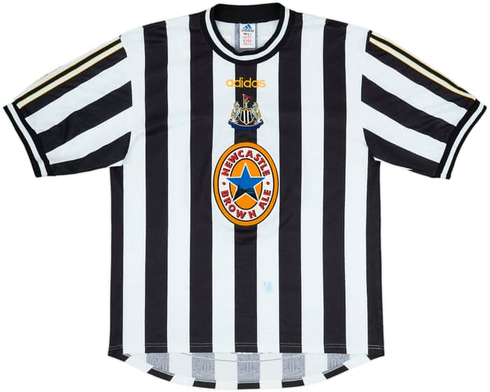 1997-99 Newcastle Home Shirt Shearer #9 - 6/10 - (L)