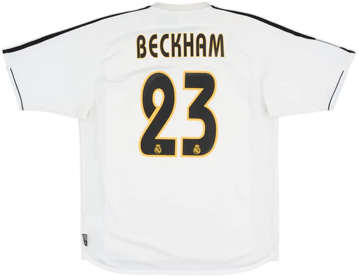 2003-04 Real Madrid Home Shirt Beckham #23 - 6/10 - (M)