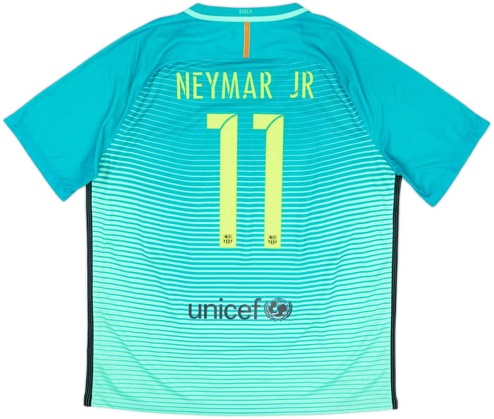 2016-17 Barcelona Third Shirt Neymar Jr #11 - 8/10 - (XL)