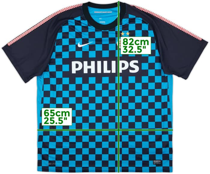 Camiseta de visitante del PSV 2011-13 - 8/10 - (XXL)