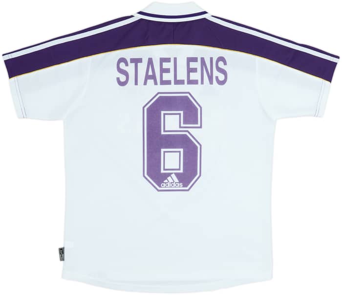 2000-01 Anderlecht Home Shirt Staelens #6 - 8/10 - (XL.Boys)
