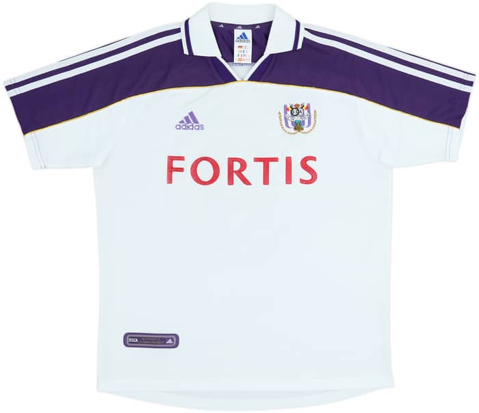 2000-01 Anderlecht Home Shirt Staelens #6 - 8/10 - (XL.Boys)