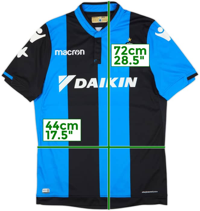 2017-18 Club Brugge Home Shirt - 5/10 - (S)