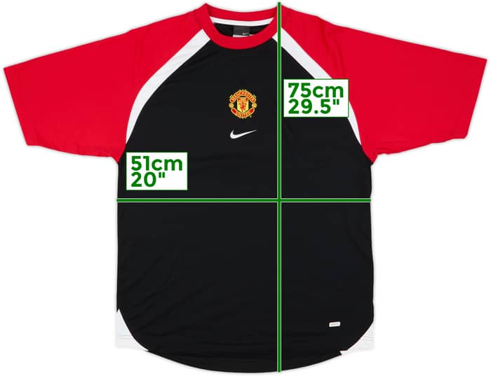 2004-05 Manchester United Nike Training Shirt - 8/10 - (M)