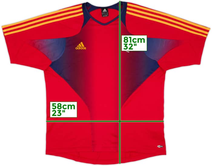 2004-06 Spain adidas Training Shirt - 6/10 - (XXL)