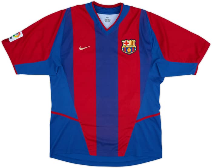 2002-03 Barcelona Home Shirt Riquelme #10 - 9/10 - (M)