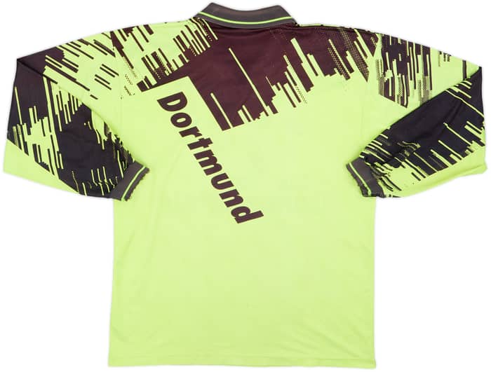 1993-94 Borussia Dortmund Home L/S Shirt - 4/10 - (L)