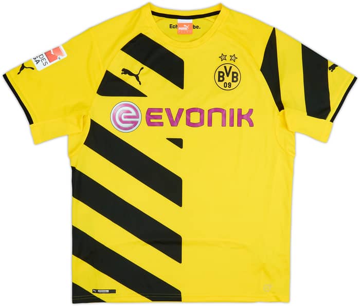 2014-15 Borussia Dortmund Home Shirt Immobile #9 - 7/10 - (L)