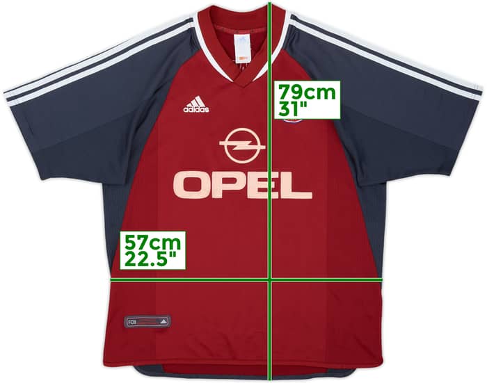 2001-02 Bayern Munich Home Shirt - 5/10 - (L)