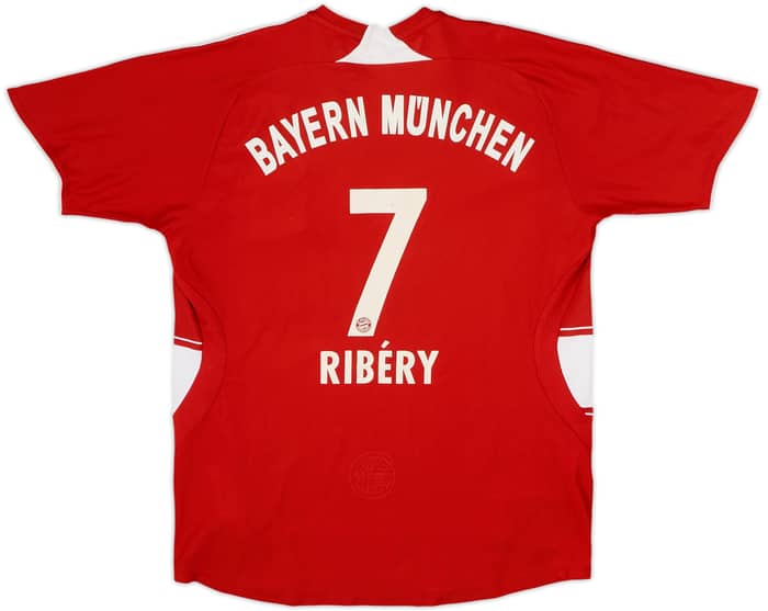 2007-08 Bayern Munich Home Shirt Ribery #7 - 4/10 - (L.Boys)