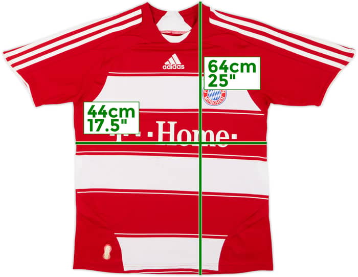 2007-08 Bayern Munich Home Shirt - 6/10 - (13-14 Years)