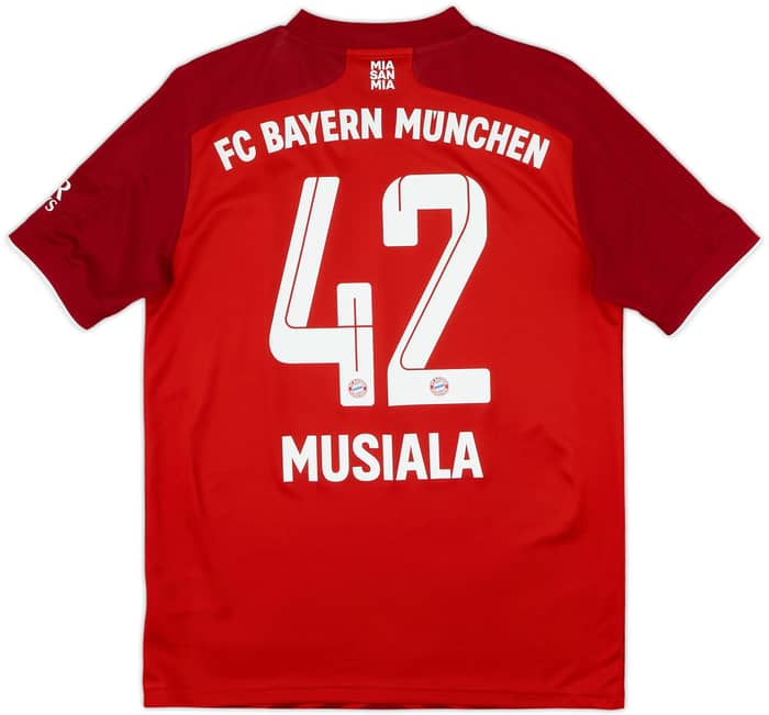2021-22 Bayern Munich Home Shirt Musiala #42 (15-16 Years)