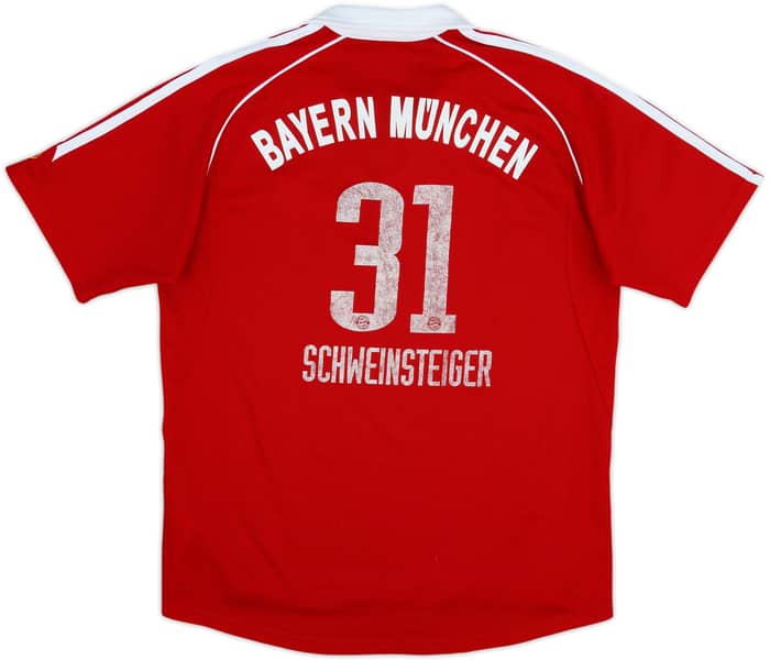 Camiseta de local del Bayern Munich 2006-07 Schweinsteiger #31 - 5/10 - (15-16 Años)