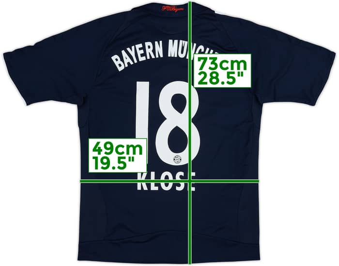 2008-09 Bayern Munich Away Shirt Klose #18 - 7/10 - (XL.Boys)
