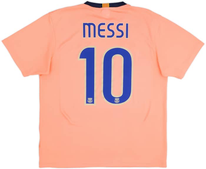 2009-10 Barcelona Basic Away Shirt Messi #10 - 6/10 - (L)