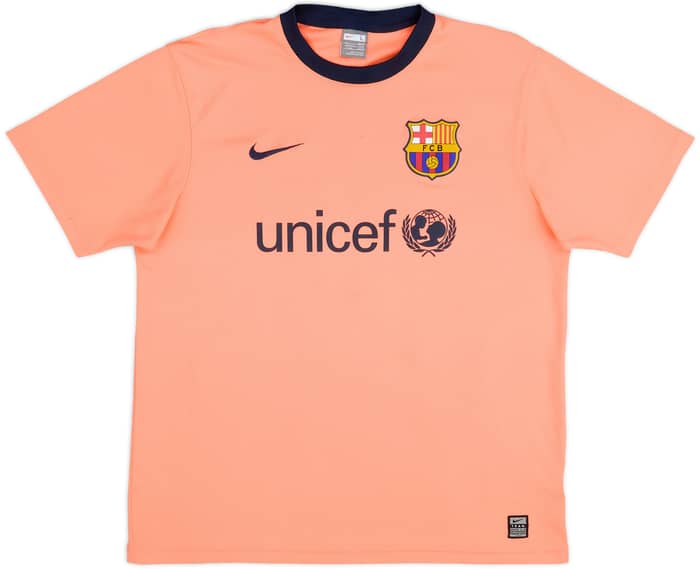 2009-10 Barcelona Basic Away Shirt Messi #10 - 6/10 - (L)