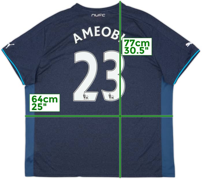 2013-14 Newcastle Away Shirt Ameobi #23 - 9/10 - (XXL)