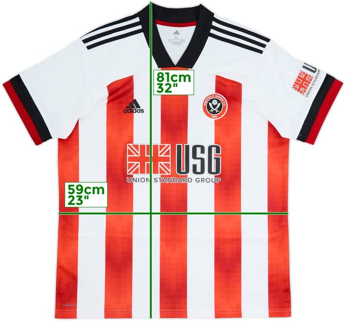 2020-21 Sheffield United Home Shirt - 5/10 - (XL)