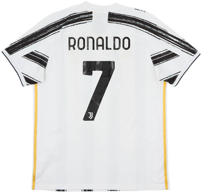 2020-21 Juventus Home Shirt Ronaldo #7 - 6/10 - (L)