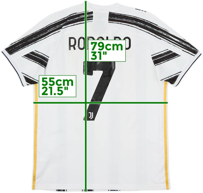 2020-21 Juventus Home Shirt Ronaldo #7 - 6/10 - (L)
