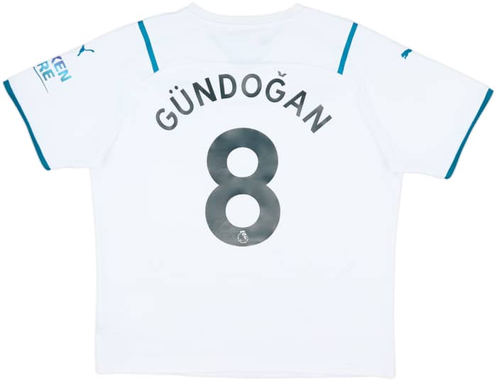 2021-22 Manchester City Away Shirt Gundogan #8 - 5/10 - (XL)