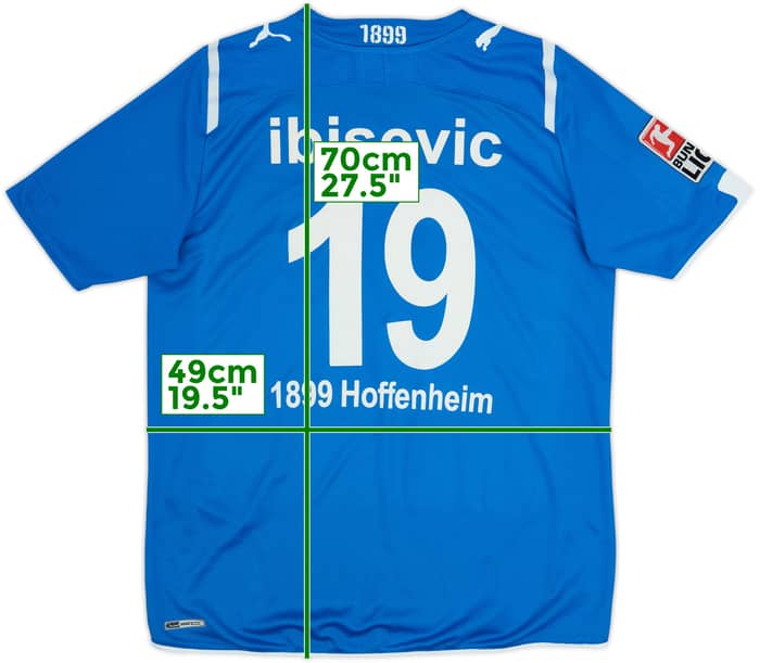 2009-11 TSG Hoffenheim Home Shirt Ibisevic #19 - 8/10 - (XL.Boys)