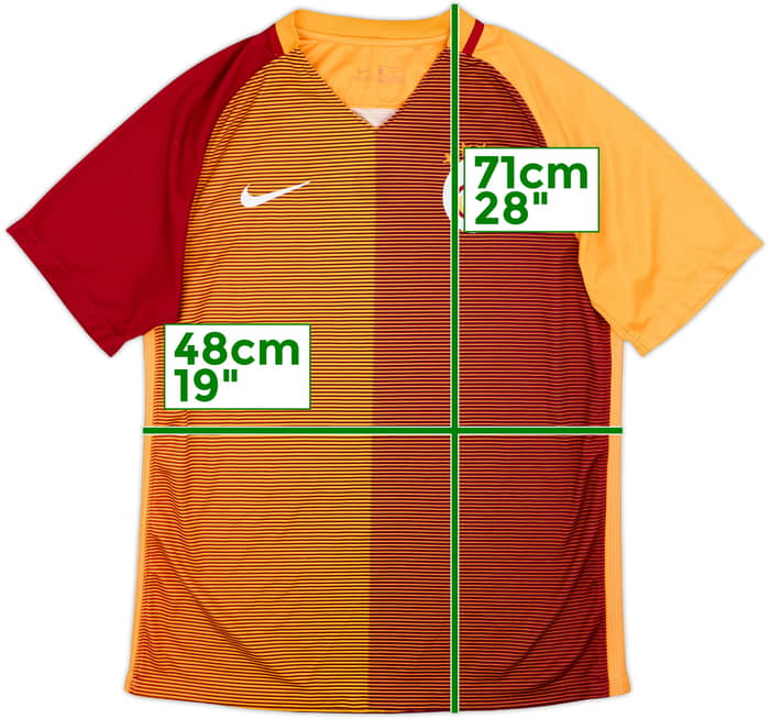 2016-17 Galatasaray Home Shirt - 3/10 - (M)