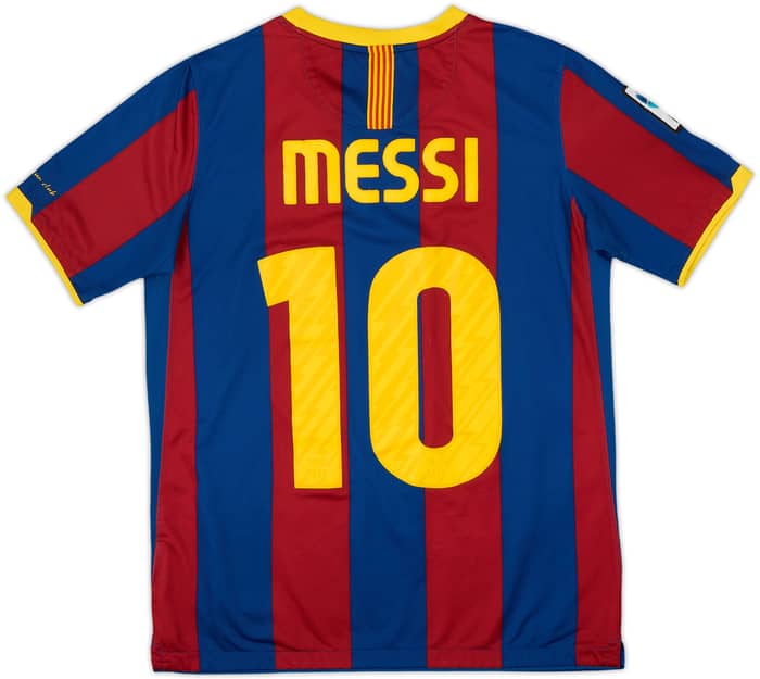 2010-11 Barcelona Home Shirt Messi #10 - 5/10 - (XL.Boys)