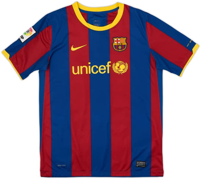 2010-11 Barcelona Home Shirt Messi #10 - 5/10 - (XL.Boys)