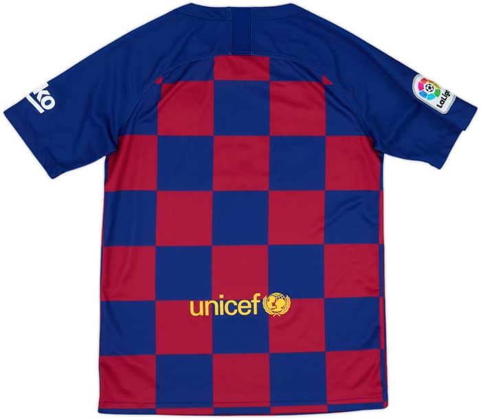 2019-20 Barcelona Home Shirt - 8/10 - (XL.Boys)