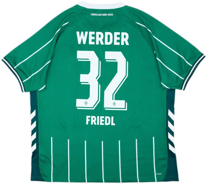 2025-26 Werder Bremen Home Shirt Friedl #32 - 10/10 - (3XL)