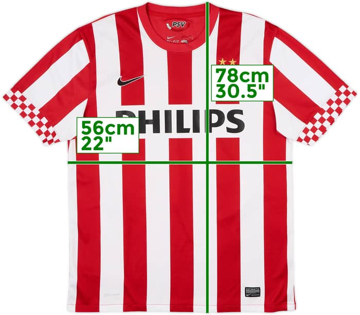 2012-13 PSV Home Shirt Memphis #22 - 5/10 - (L)